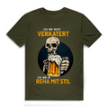 Herren Premium Bio T-Shirt Ich bin nicht verkatert. Ich bin in Reha mit Stil