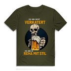 Herren Premium Bio T-Shirt Ich bin nicht verkatert. Ich bin in Reha mit Stil