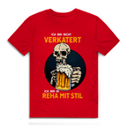Herren Premium Bio T-Shirt Ich bin nicht verkatert. Ich bin in Reha mit Stil