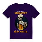 Herren Premium Bio T-Shirt Ich bin nicht verkatert. Ich bin in Reha mit Stil