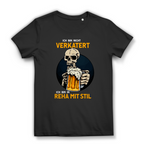 Damen Premium Bio T-Shirt Ich bin nicht verkatert. Ich bin in Reha mit Stil