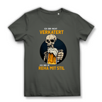 Damen Premium Bio T-Shirt Ich bin nicht verkatert. Ich bin in Reha mit Stil