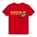 Herren Premium Bio T-Shirt Ich stoße an – auf dich. Aber leise