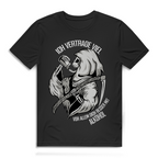 Herren Premium Bio T-Shirt Ich vertrage viel. Vor allem dich besser mit Alkohol