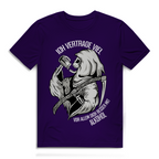 Herren Premium Bio T-Shirt Ich vertrage viel. Vor allem dich besser mit Alkohol