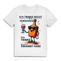 Herren Premium Bio T-Shirt Ich trinke nicht, um zu vergessen – ich trinke, weil ich's e