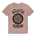 Herren Premium Bio T-Shirt Wenn ich werfe weicht die Scheibe aus Respekt aus