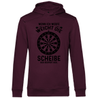 Herren Premium Bio Hoodie Wenn ich werfe weicht die Scheibe aus Respekt aus