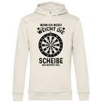 Herren Premium Bio Hoodie Wenn ich werfe weicht die Scheibe aus Respekt aus