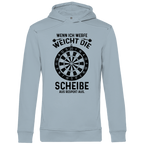 Herren Premium Bio Hoodie Wenn ich werfe weicht die Scheibe aus Respekt aus