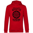 Herren Premium Bio Hoodie Wenn ich werfe weicht die Scheibe aus Respekt aus