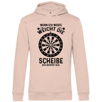 Herren Premium Bio Hoodie Wenn ich werfe weicht die Scheibe aus Respekt aus