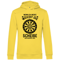 Herren Premium Bio Hoodie Wenn ich werfe weicht die Scheibe aus Respekt aus