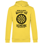 Herren Premium Bio Hoodie Wenn ich werfe weicht die Scheibe aus Respekt aus
