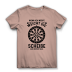 Damen Premium Bio T-Shirt Wenn ich werfe weicht die Scheibe aus Respekt aus