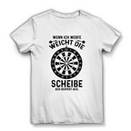 Damen Premium Bio T-Shirt Wenn ich werfe weicht die Scheibe aus Respekt aus