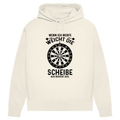 Damen Premium Bio Hoodie Wenn ich werfe weicht die Scheibe aus Respekt aus