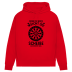 Damen Premium Bio Hoodie Wenn ich werfe weicht die Scheibe aus Respekt aus
