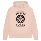Damen Premium Bio Hoodie Wenn ich werfe weicht die Scheibe aus Respekt aus