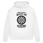 Damen Premium Bio Hoodie Wenn ich werfe weicht die Scheibe aus Respekt aus