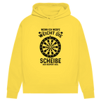 Damen Premium Bio Hoodie Wenn ich werfe weicht die Scheibe aus Respekt aus