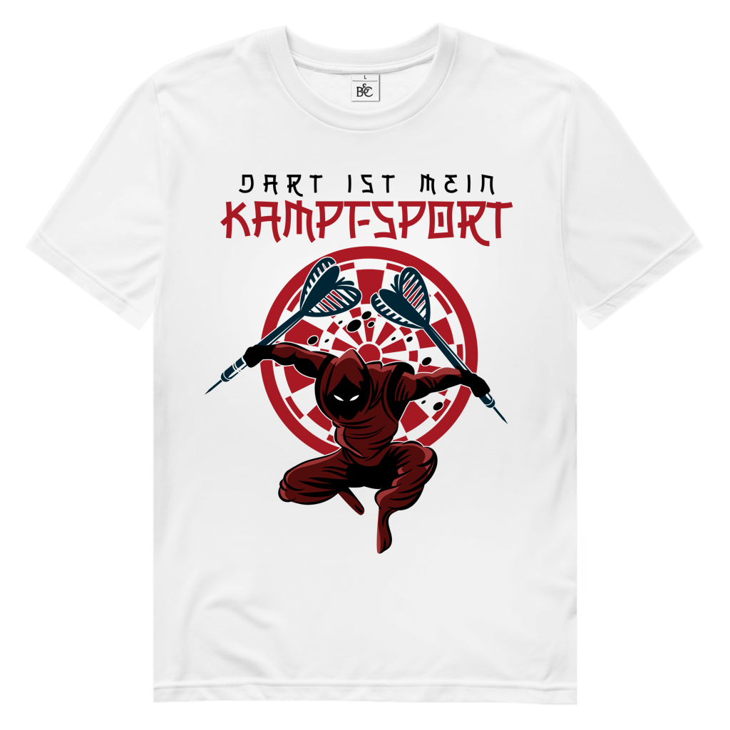Herren Premium Bio T-Shirt Dart ist mein Kampfsport