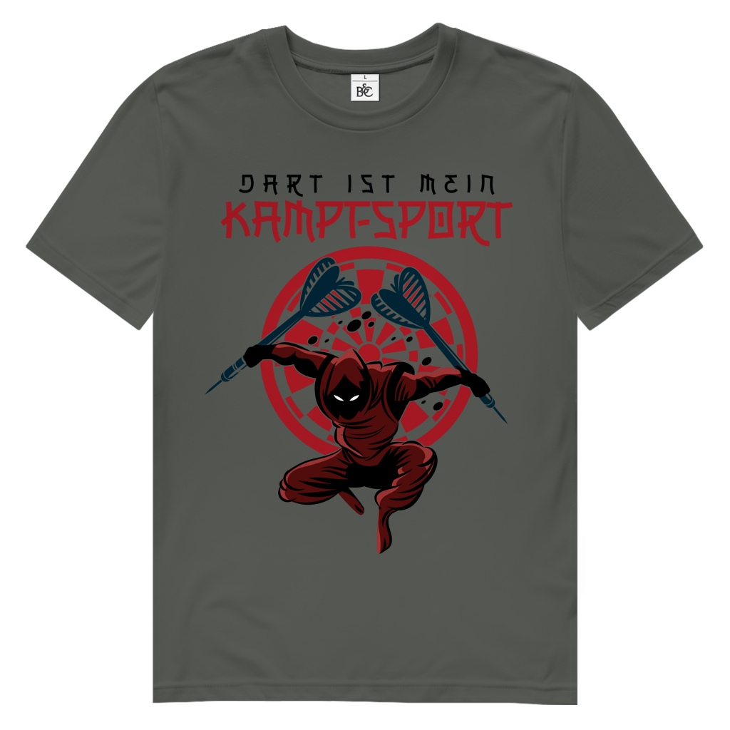 Herren Premium Bio T-Shirt Dart ist mein Kampfsport