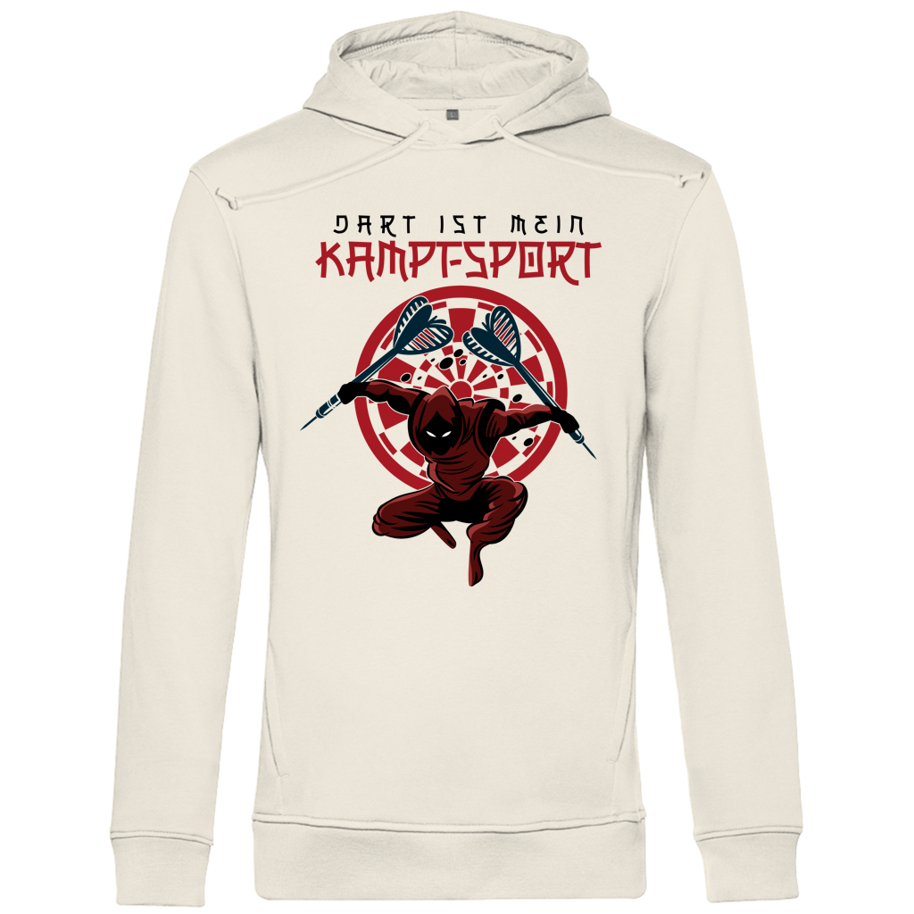 Herren Premium Bio Hoodie Dart ist mein Kampfsport