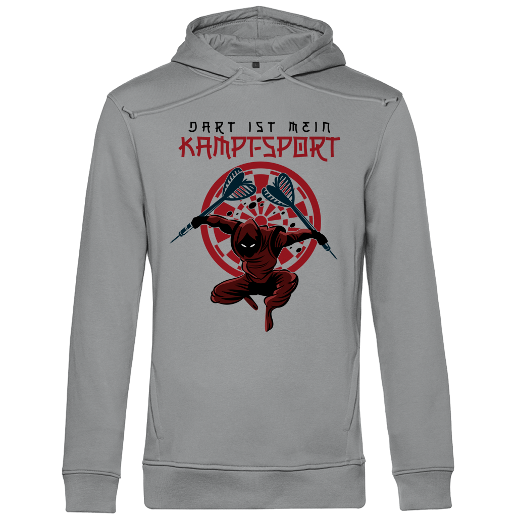 Herren Premium Bio Hoodie Dart ist mein Kampfsport