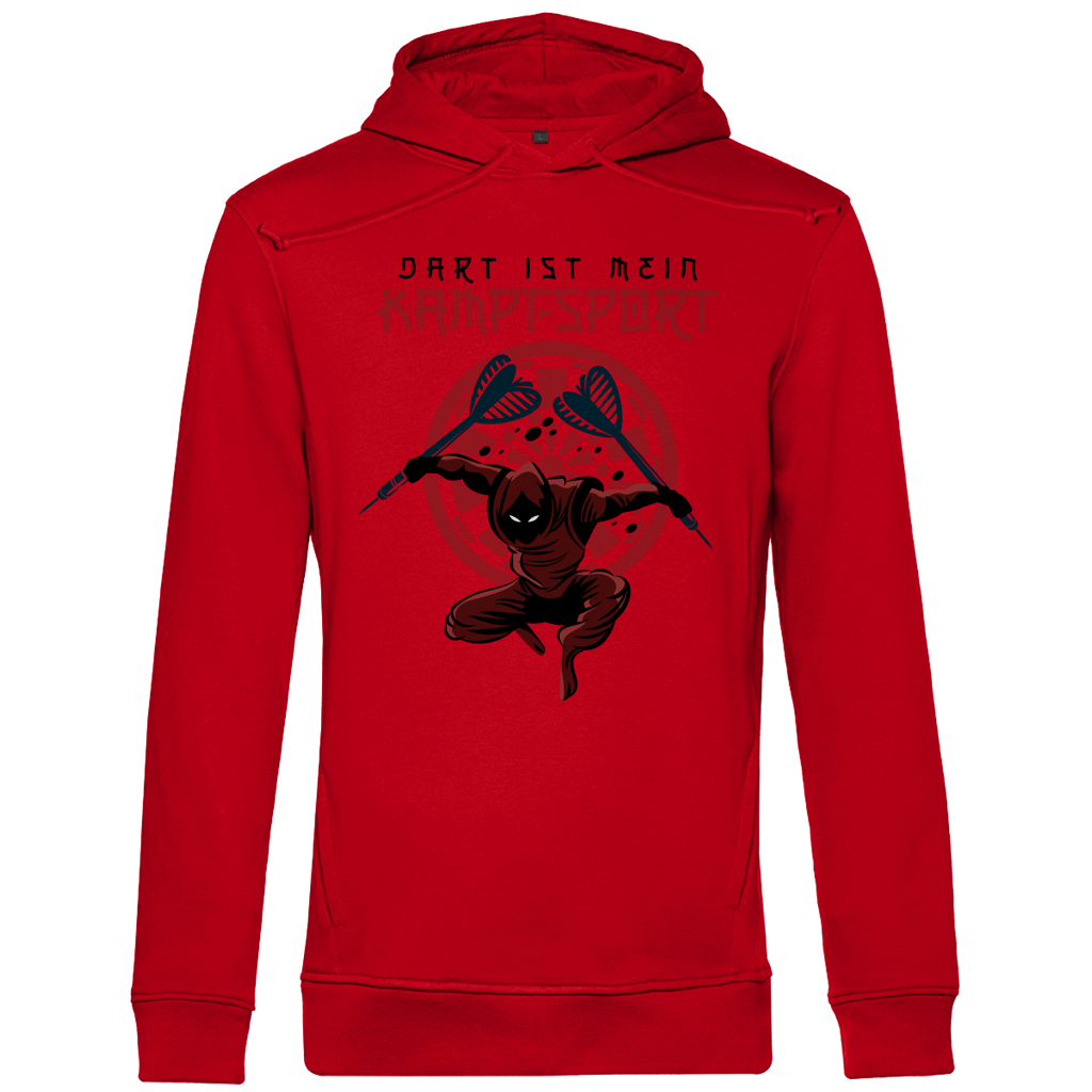 Herren Premium Bio Hoodie Dart ist mein Kampfsport