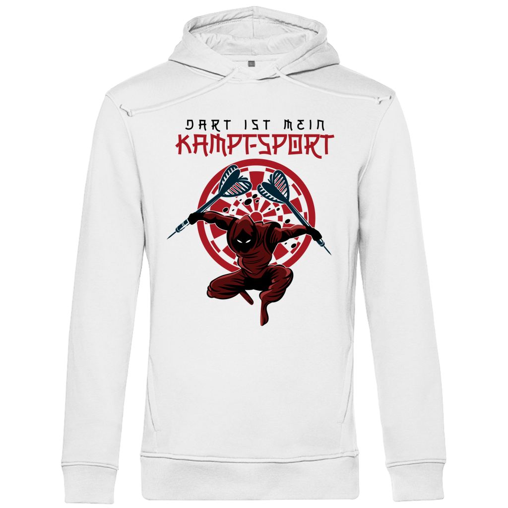 Herren Premium Bio Hoodie Dart ist mein Kampfsport