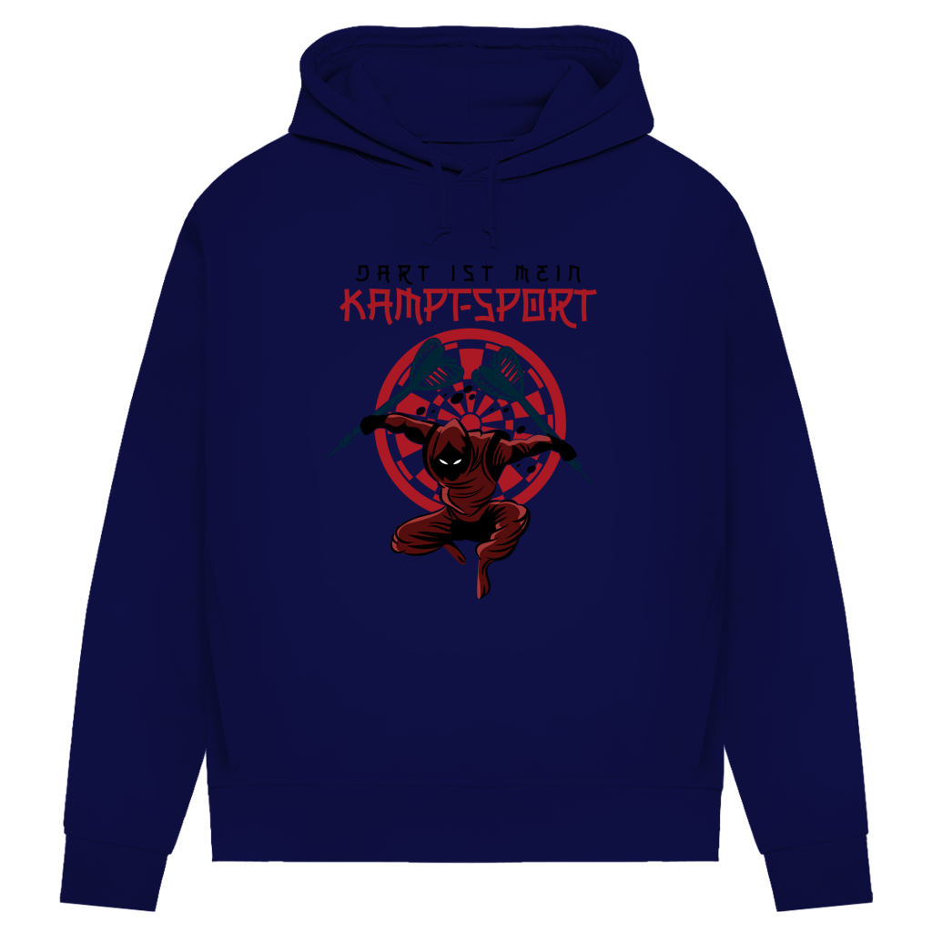 Damen Premium Bio Hoodie Dart ist mein Kampfsport