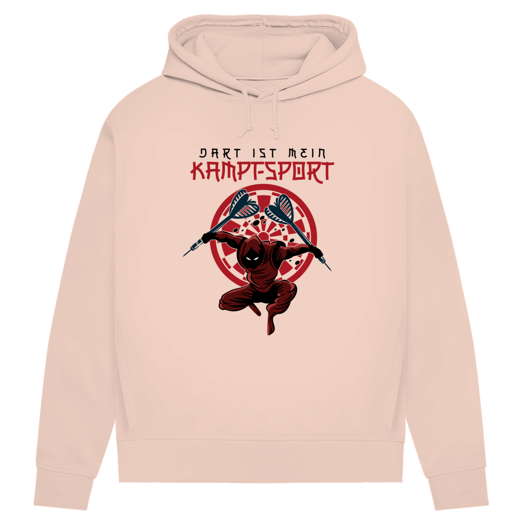 Damen Premium Bio Hoodie Dart ist mein Kampfsport