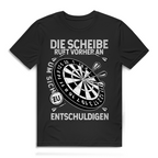 Herren Premium Bio T-Shirt Die Scheibe ruft vorher an, um sich zu entschuldigen