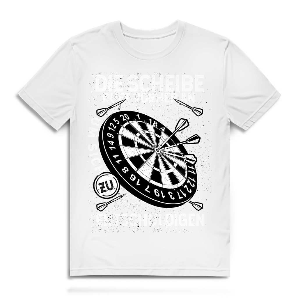 Herren Premium Bio T-Shirt Die Scheibe ruft vorher an, um sich zu entschuldigen