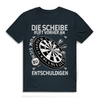 Herren Premium Bio T-Shirt Die Scheibe ruft vorher an, um sich zu entschuldigen