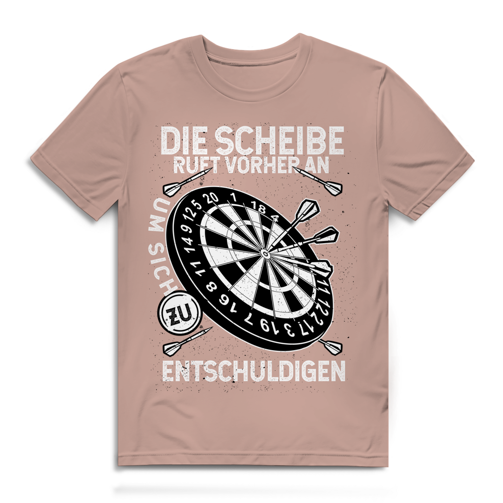 Herren Premium Bio T-Shirt Die Scheibe ruft vorher an, um sich zu entschuldigen