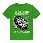 Herren Premium Bio T-Shirt Die Scheibe ruft vorher an, um sich zu entschuldigen