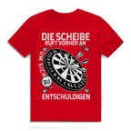 Herren Premium Bio T-Shirt Die Scheibe ruft vorher an, um sich zu entschuldigen