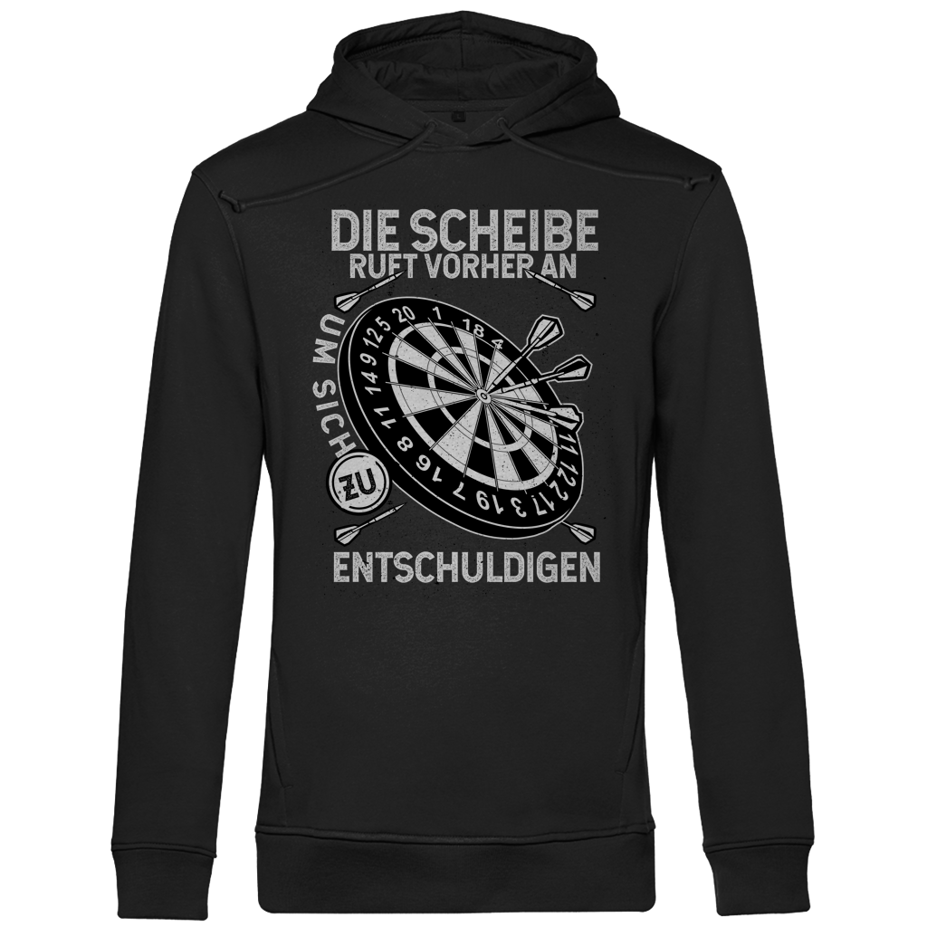 Herren Premium Bio Hoodie Die Scheibe ruft vorher an, um sich zu entschuldigen