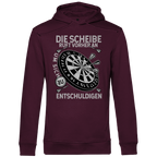 Herren Premium Bio Hoodie Die Scheibe ruft vorher an, um sich zu entschuldigen