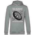 Herren Premium Bio Hoodie Die Scheibe ruft vorher an, um sich zu entschuldigen