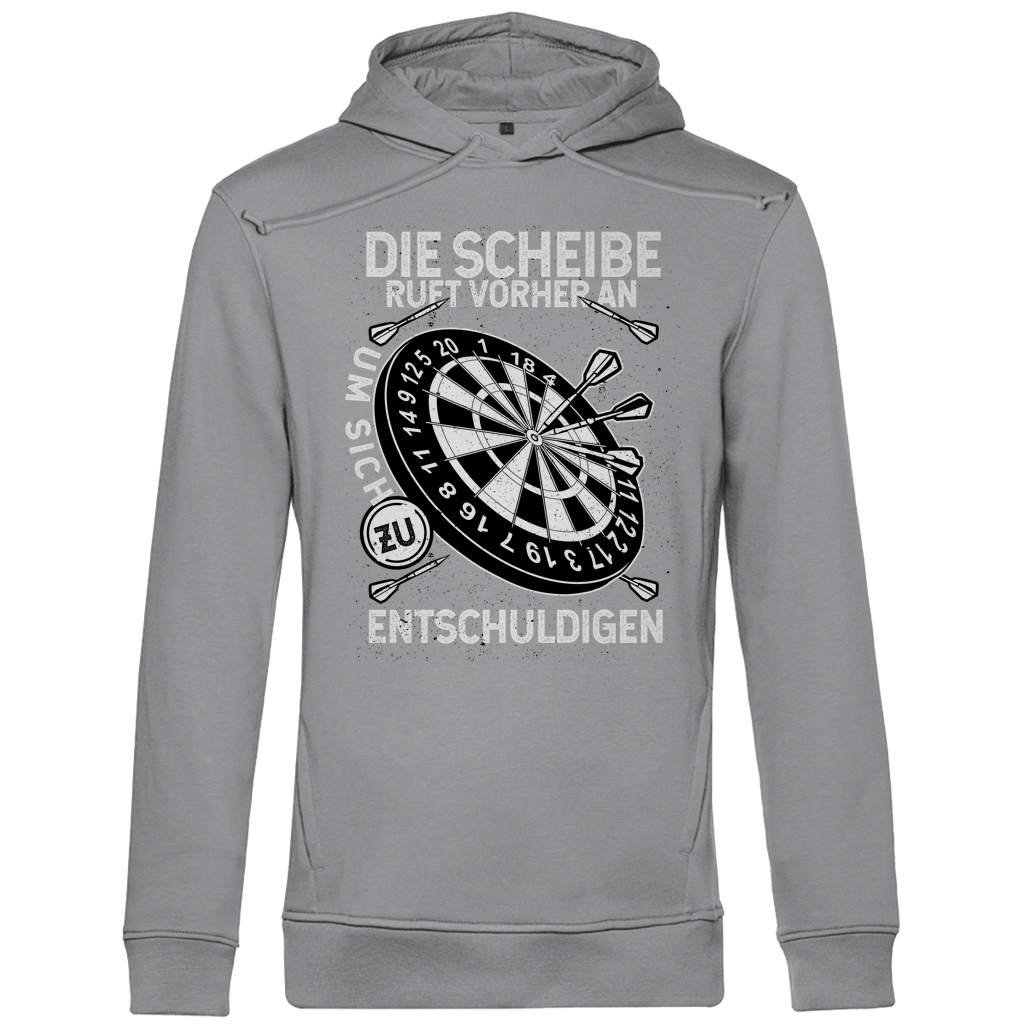 Herren Premium Bio Hoodie Die Scheibe ruft vorher an, um sich zu entschuldigen