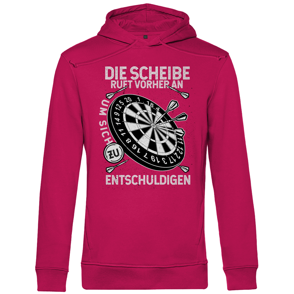 Herren Premium Bio Hoodie Die Scheibe ruft vorher an, um sich zu entschuldigen