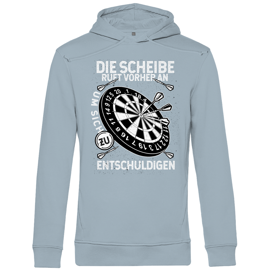 Herren Premium Bio Hoodie Die Scheibe ruft vorher an, um sich zu entschuldigen