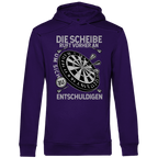 Herren Premium Bio Hoodie Die Scheibe ruft vorher an, um sich zu entschuldigen