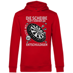 Herren Premium Bio Hoodie Die Scheibe ruft vorher an, um sich zu entschuldigen