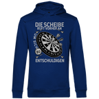 Herren Premium Bio Hoodie Die Scheibe ruft vorher an, um sich zu entschuldigen