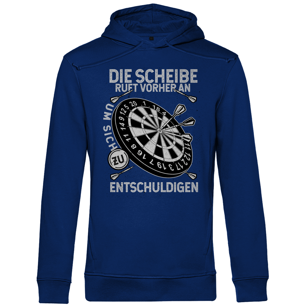 Herren Premium Bio Hoodie Die Scheibe ruft vorher an, um sich zu entschuldigen