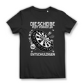 Damen Premium Bio T-Shirt Die Scheibe ruft vorher an, um sich zu entschuldigen